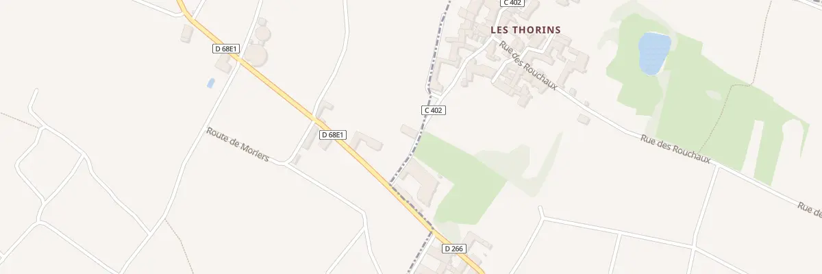Plan du 59 Rte des Thorins à Chénas