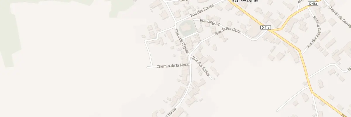 Plan du 2 Rue Haute à Savigny-sur-Aisne