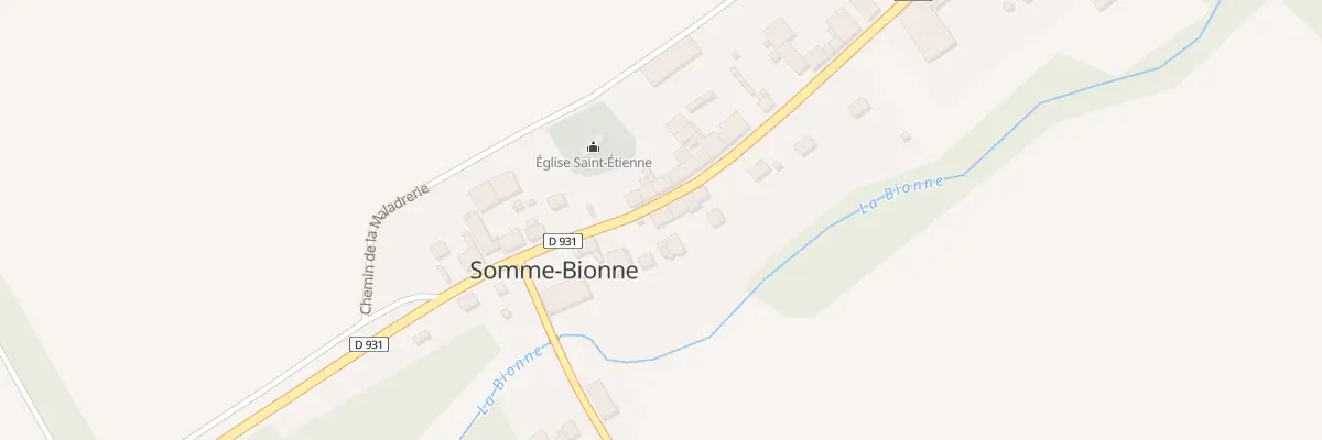 Plan du 8 Rue Principale à Somme-Bionne