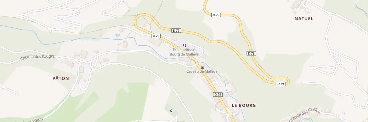 Plan du 38 Rte des Etoiles à Malleval