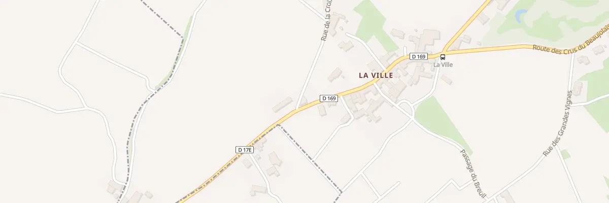 Plan du 2050 Rte des Crus du Beaujolais à Saint-Amour-Bellevue