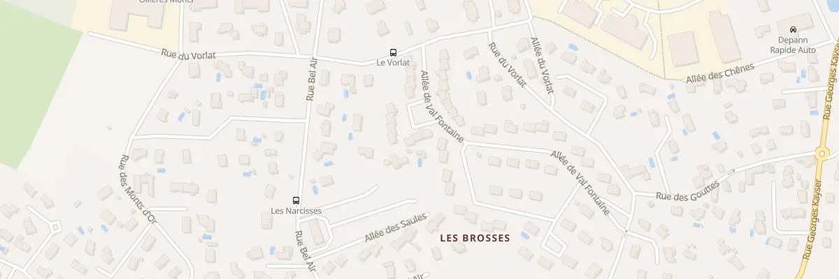 Plan du 10 All de Val Fontaine à Saint-Genis-les-Ollières