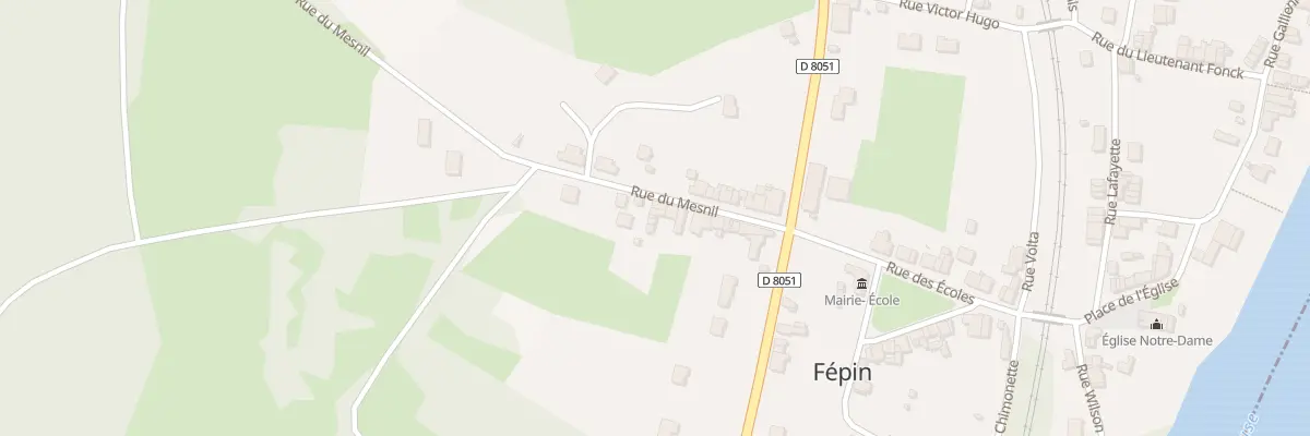 Plan du 14 Rue du Mesnil à Fépin