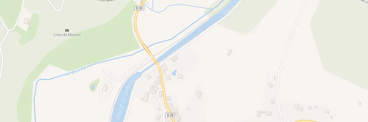 Plan du 46B Rue de Saint-aubin à La Bussière-sur-Ouche