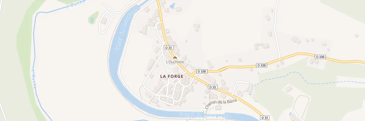Plan du 22 Rue de Saint-aubin à La Bussière-sur-Ouche