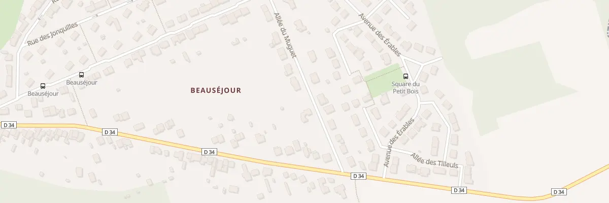Plan du 10B All du Muguet à La Francheville