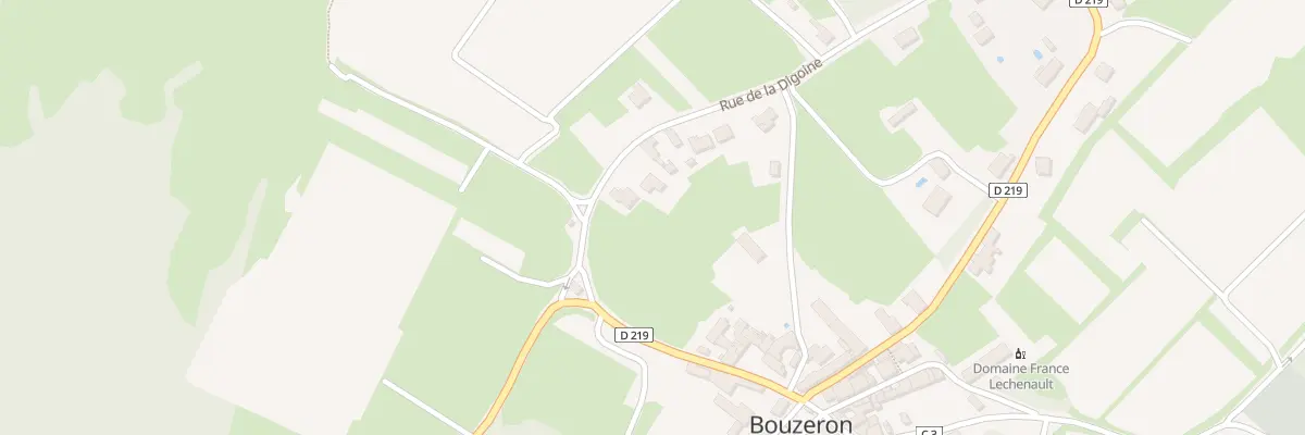 Plan du 2 Rue de la Digoine à Bouzeron