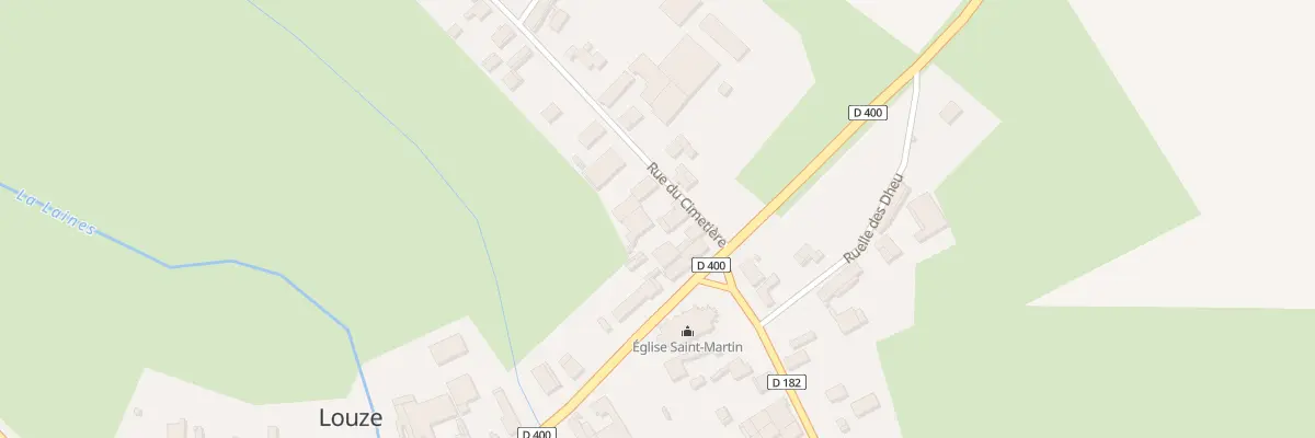 Plan du 3 Rue du Cimetière à Rives Dervoises