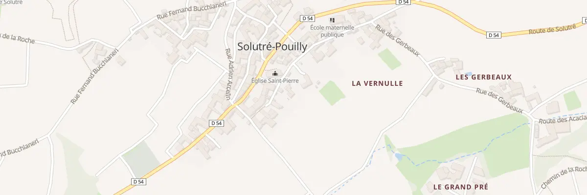Plan du 5011 Imp de l’Église à Solutré-Pouilly