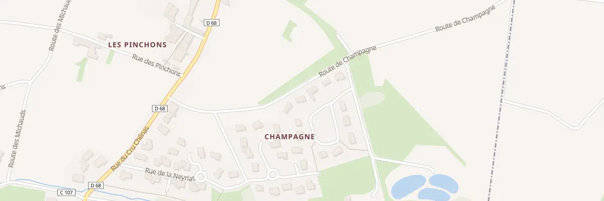 Plan du 126 All de Champagne à Chénas