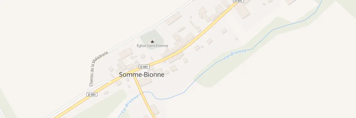 Plan du 12 Rue Principale à Somme-Bionne