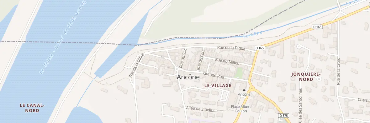 Plan du 2 Rue du Sac à Ancône