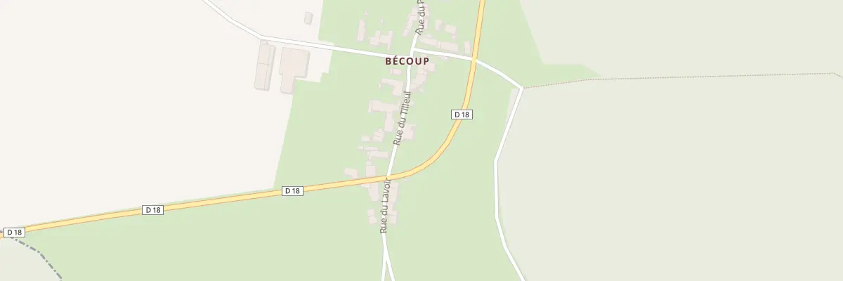 Plan du 5034 Becoup à Aubaine