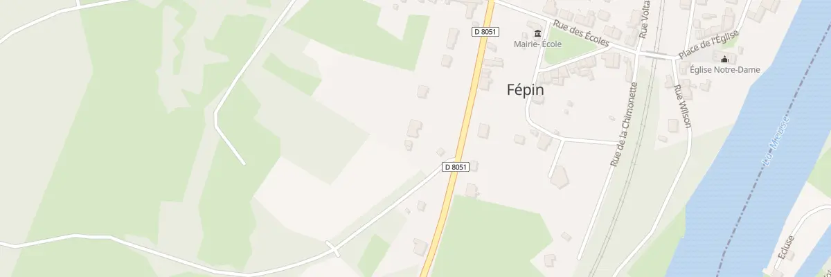 Plan du 6 Rue Francois Mitterrand à Fépin