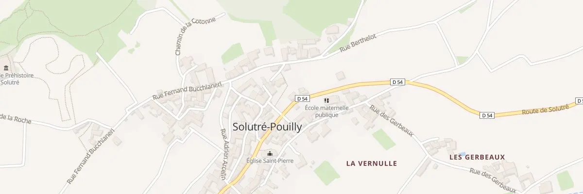 Plan du 5217 En Servy à Solutré-Pouilly