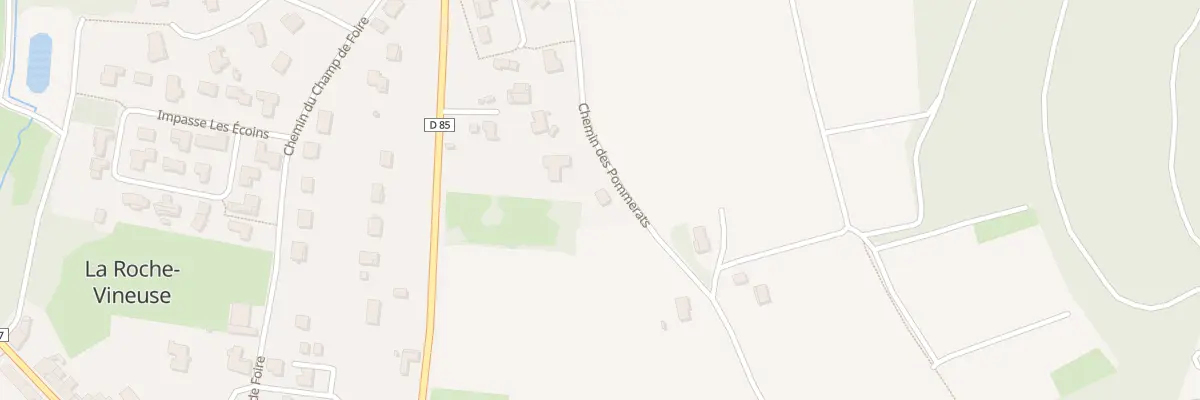 Plan du 5383 Che des Pommerats à La Roche-Vineuse