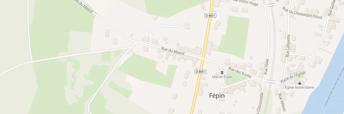 Plan du 10 Rue du Mesnil à Fépin