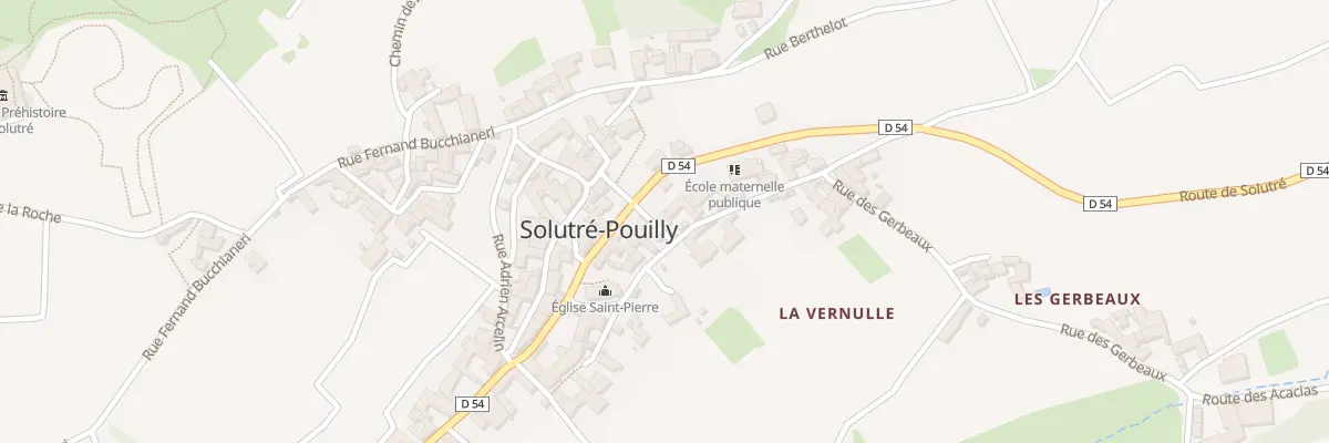 Plan du 5017 Solutre à Solutré-Pouilly