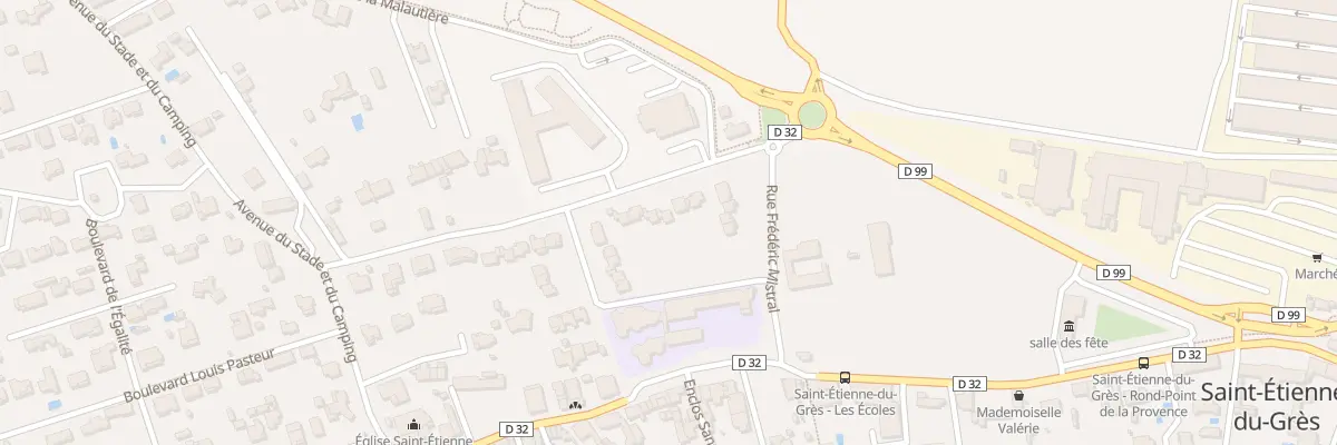 Plan du 23 Bd Général de Gaulle à Saint-Étienne-du-Grès