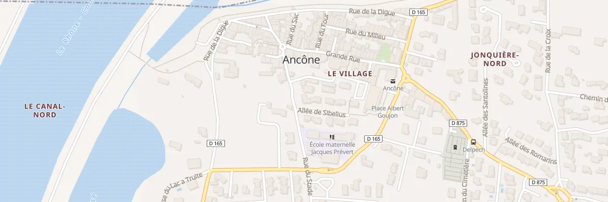 Plan du 1 All du Sibelius à Ancône