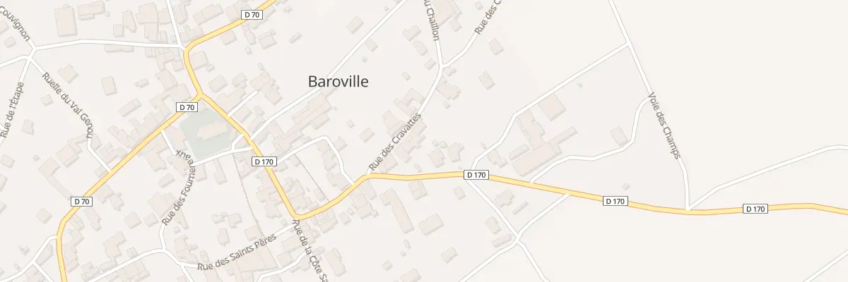 Plan du 4 Rue des Cravattes à Baroville