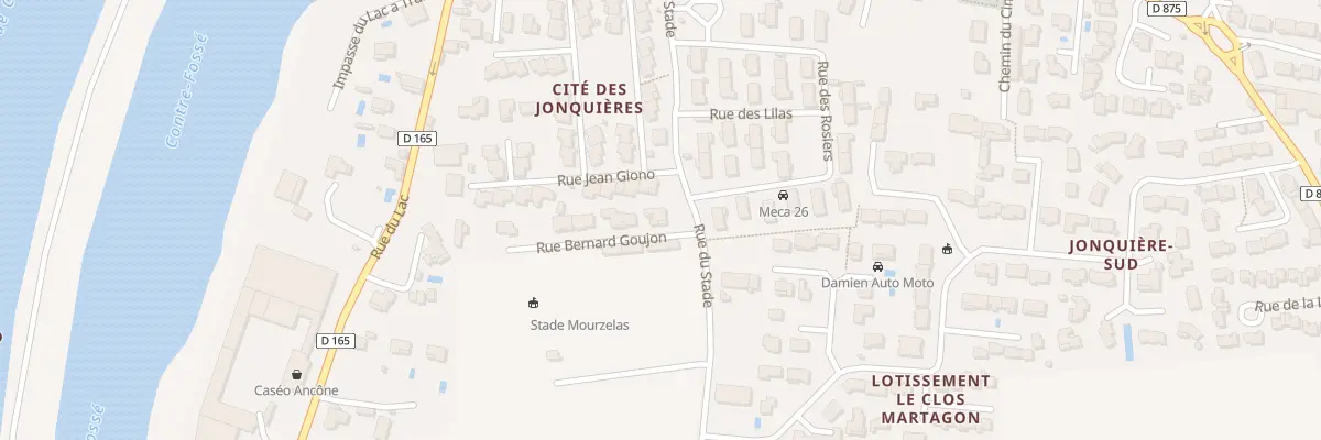 Plan du 1 Rue Bernard Goujon à Ancône