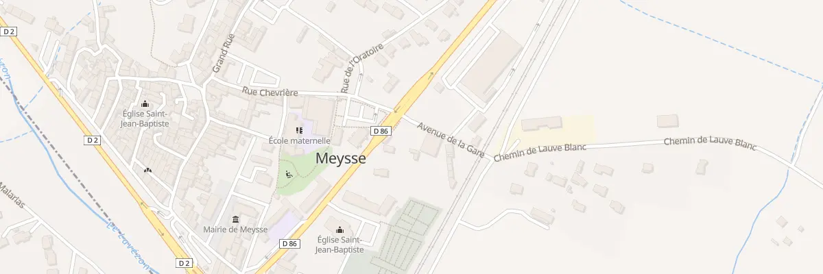 Plan du 5228 La Gare à Meysse