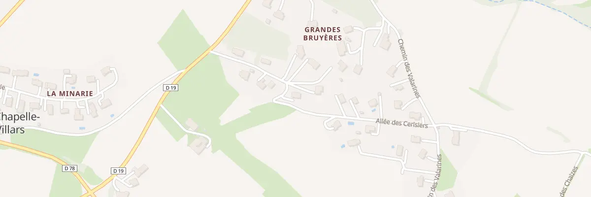 Plan du 5232 Les Grandes Bruyeres à La Chapelle-Villars