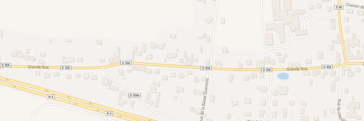 Plan du 78 Gr Grande Rue à Thiéblemont-Farémont