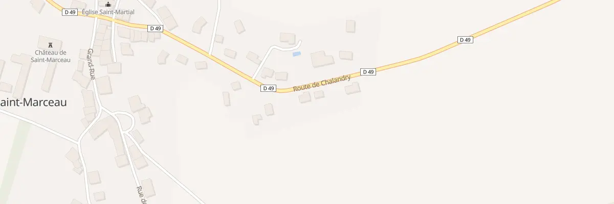 Plan du 26 Rte de Chalandry à Saint-Marceau