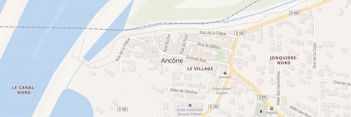 Plan du 22 Grande Rue à Ancône