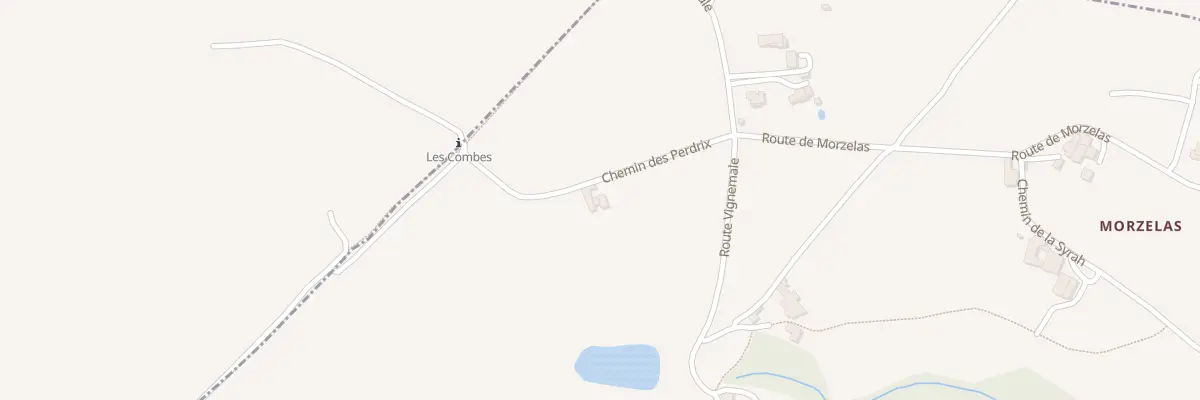 Plan du 121 Che des Perdrix à Malleval