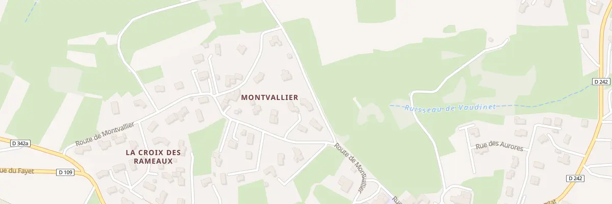 Plan du 75 Rte de la Maze à Félines