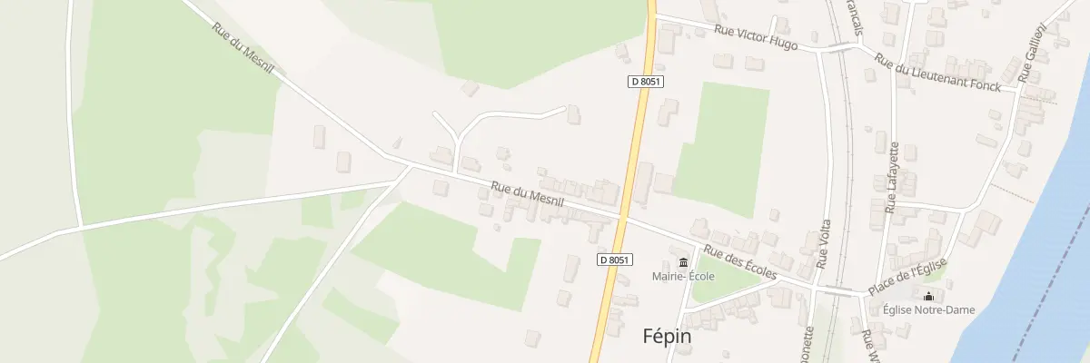 Plan du 7 Rue du Mesnil à Fépin