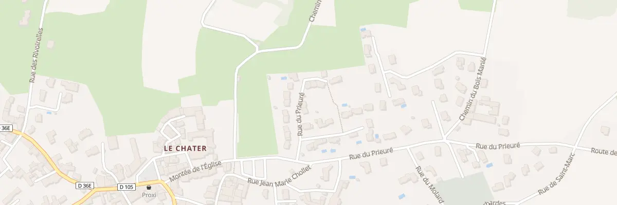 Plan du 99M Rue du Prieuré à Taluyers