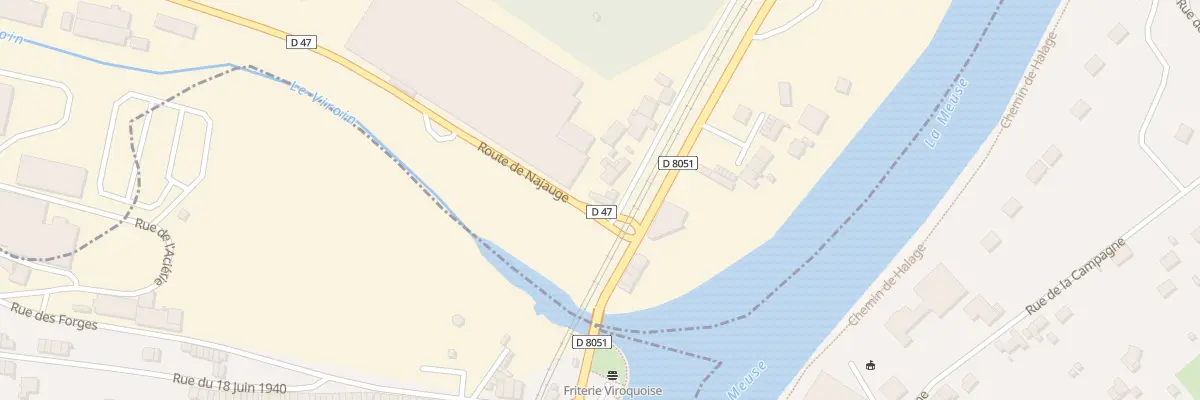 Plan du 1 La Bouchere à Hierges