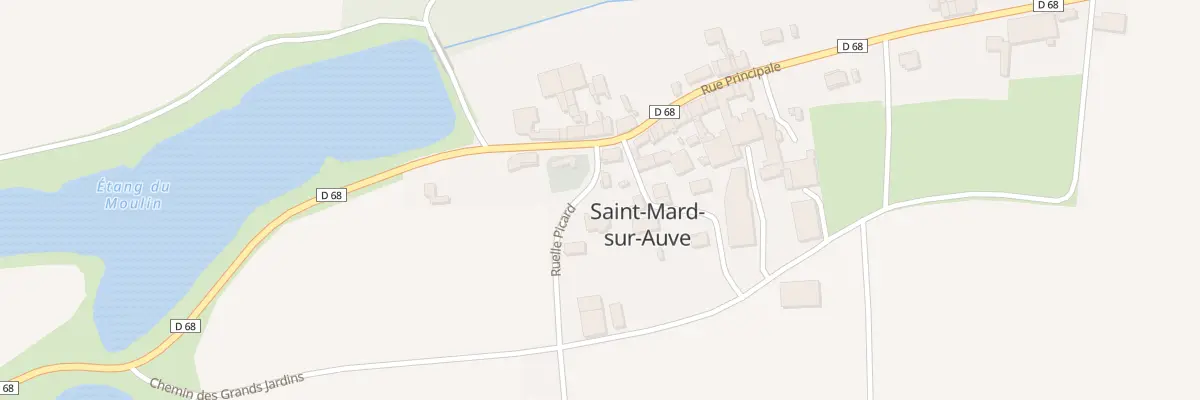 Plan du 1 Rue Picart à Saint-Mard-sur-Auve