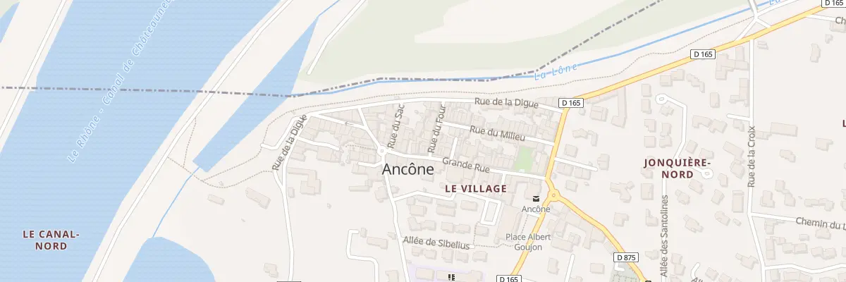 Plan du 25B Gr Grande Rue à Ancône