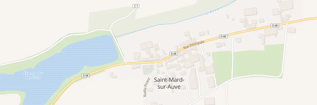 Plan du 7 Rue Principale à Saint-Mard-sur-Auve