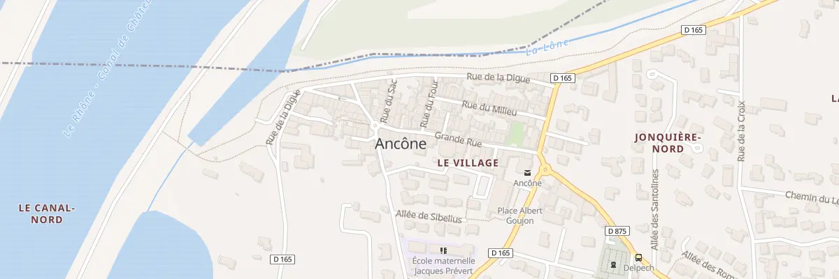 Plan du 26 Gr Grande Rue à Ancône
