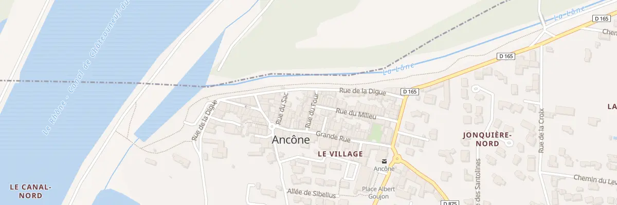 Plan du 9 Rue du Four à Ancône