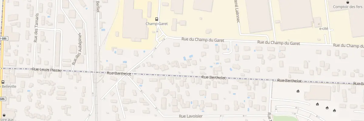 Plan du 236 Rue Berthelot à Arnas