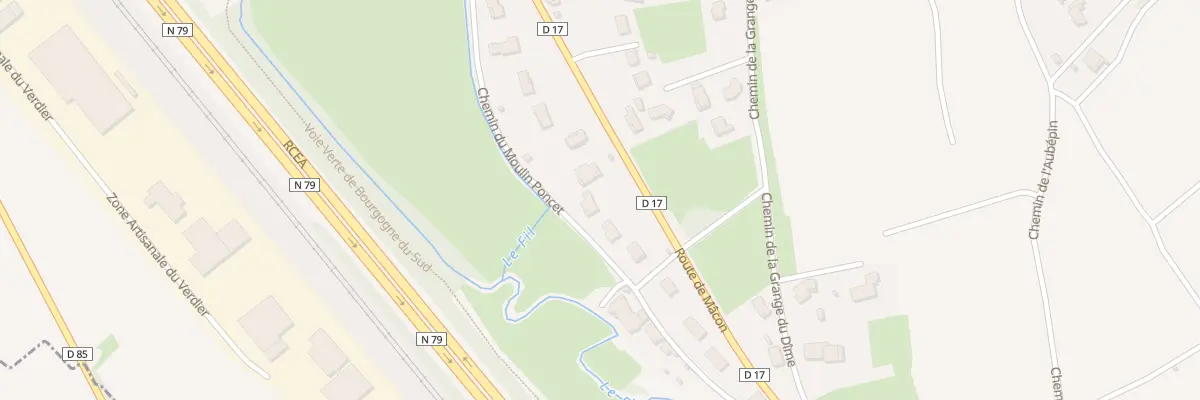 Plan du 313 Che du Moulin-Poncet à La Roche-Vineuse