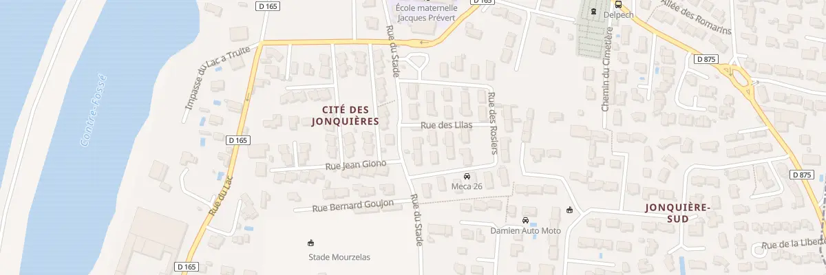 Plan du 2 Rue des Lilas à Ancône