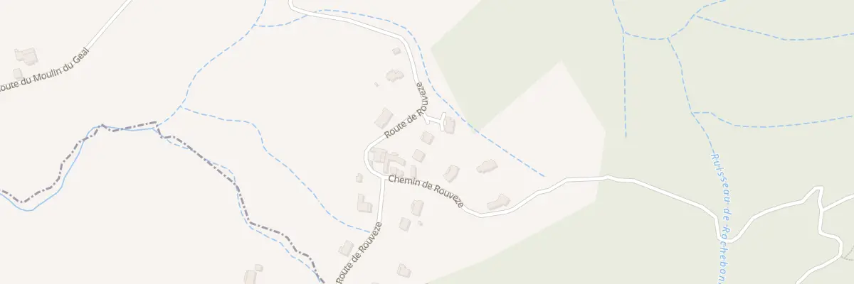 Plan du 215 Rte de Rouveze à Saint-Lager-Bressac