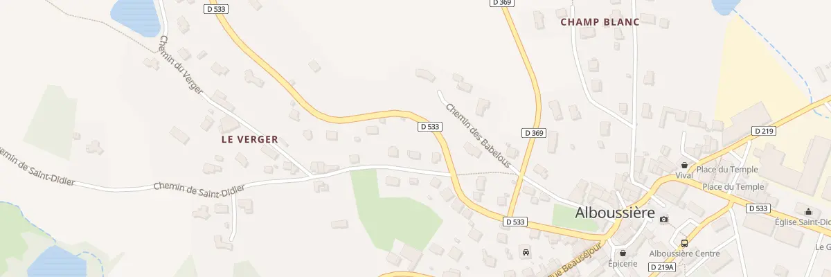 Plan du 40 Che de Saint Didier à Alboussière