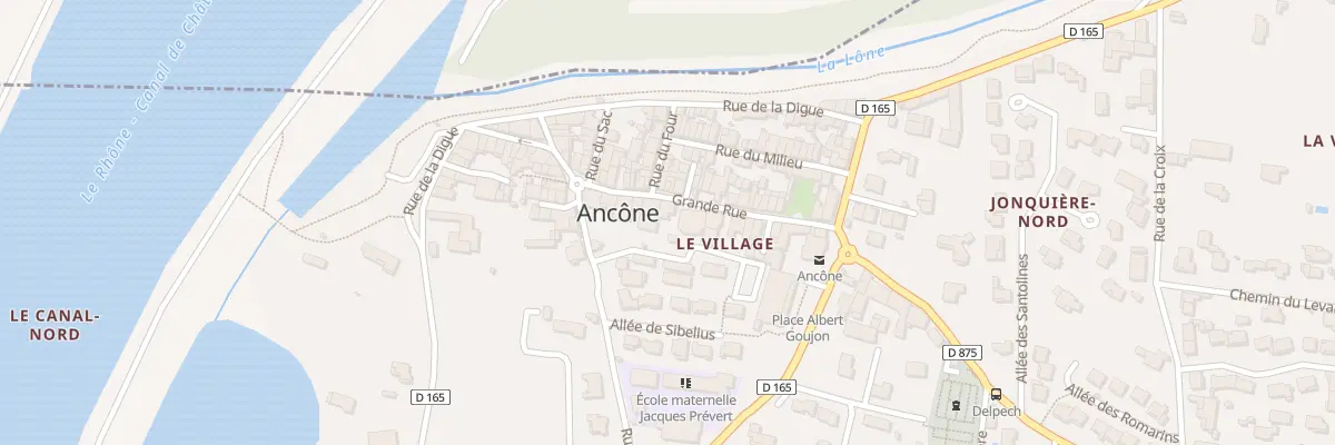 Plan du 30 Gr Grande Rue à Ancône