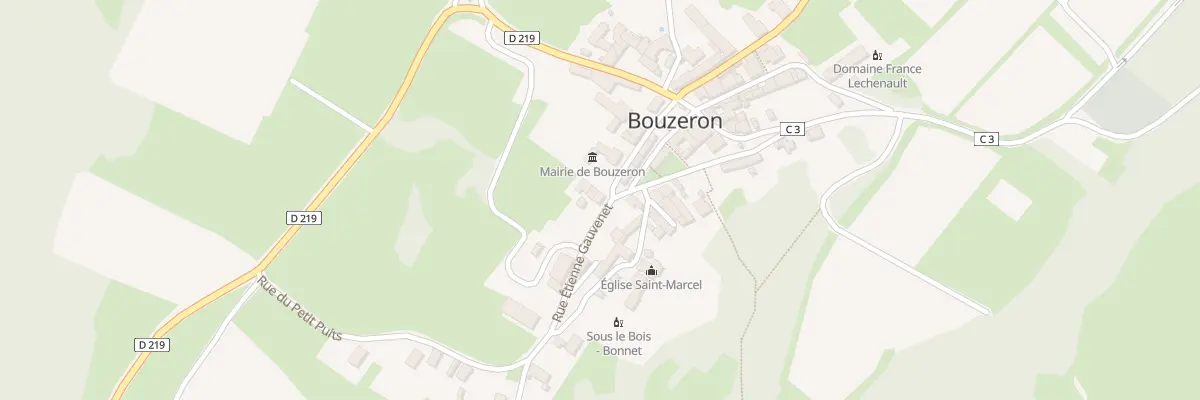 Plan du 2 Rue Etienne Gauvenet à Bouzeron