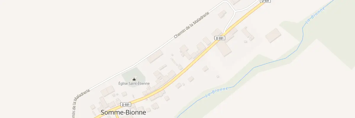 Plan du 11 Rue Principale à Somme-Bionne