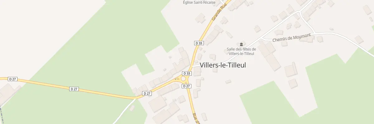 Plan du 8 Place du Village à Villers-le-Tilleul
